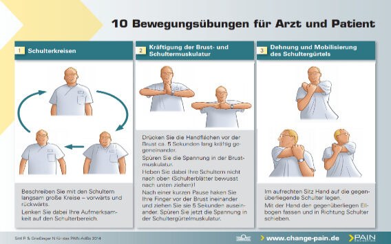 10 Bewegungsübungen für Arzt und Patient