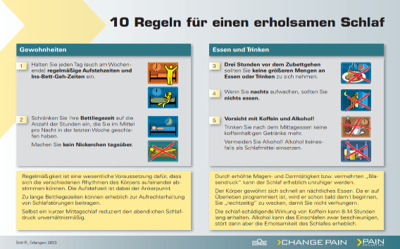 10 Regeln für einen erholsamen Schlaf